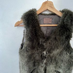 Zara Girls Faux Fur Vest
